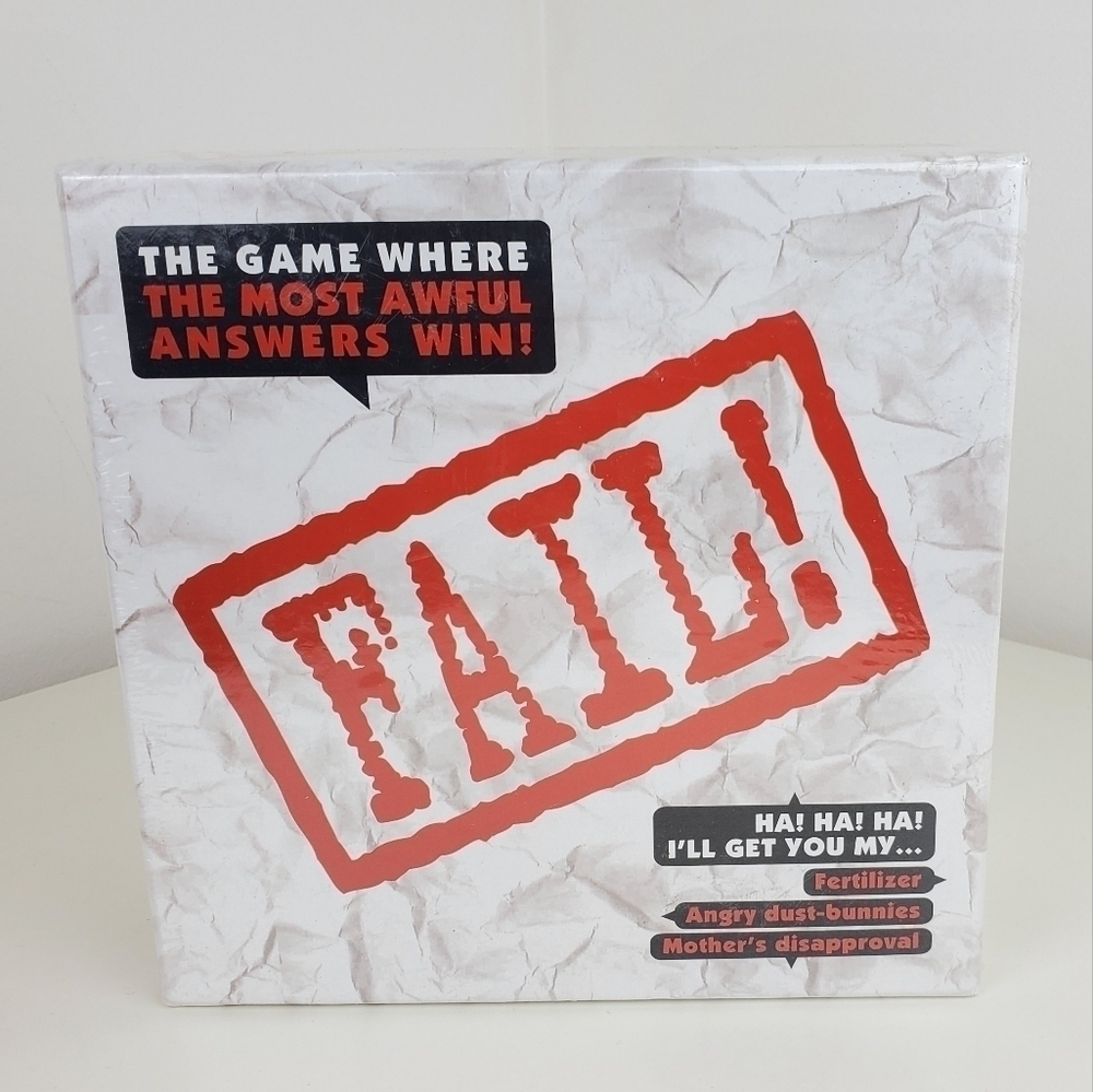 Game FAIL 3 to 8 players new never used